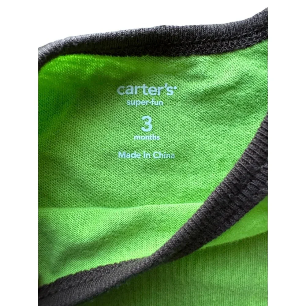 Carter’s Infant 3 Month Onesie One Piece Dog Print Sleeveless NWOT